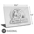 DC Comics Green Lantern Sketch Art Action Pose Universal Laptop 13in (10.6 x 7.6in) Skin